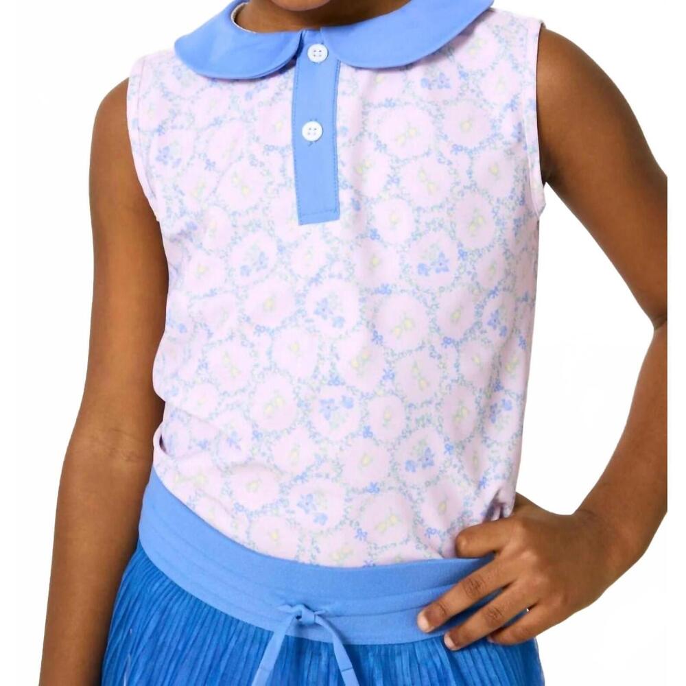NEW COURTSIDE KIDS love girly tank top in lavender